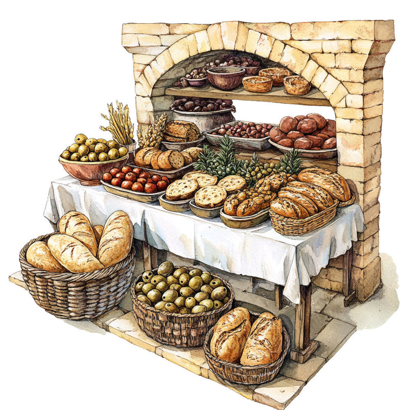 Roman Empire Fabric Panel 2