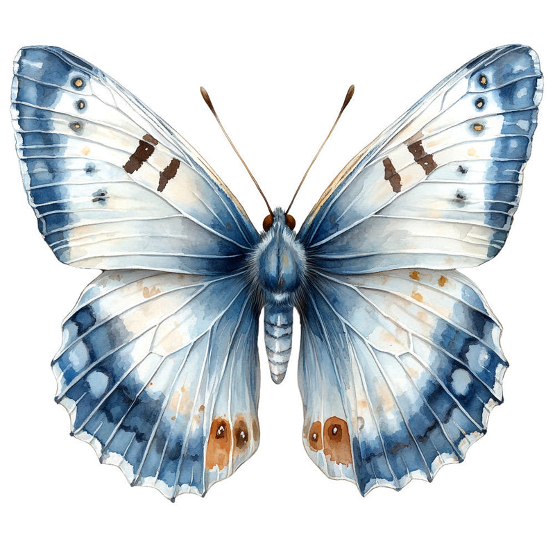 Ephemera Butterflies Fabric Panel 4