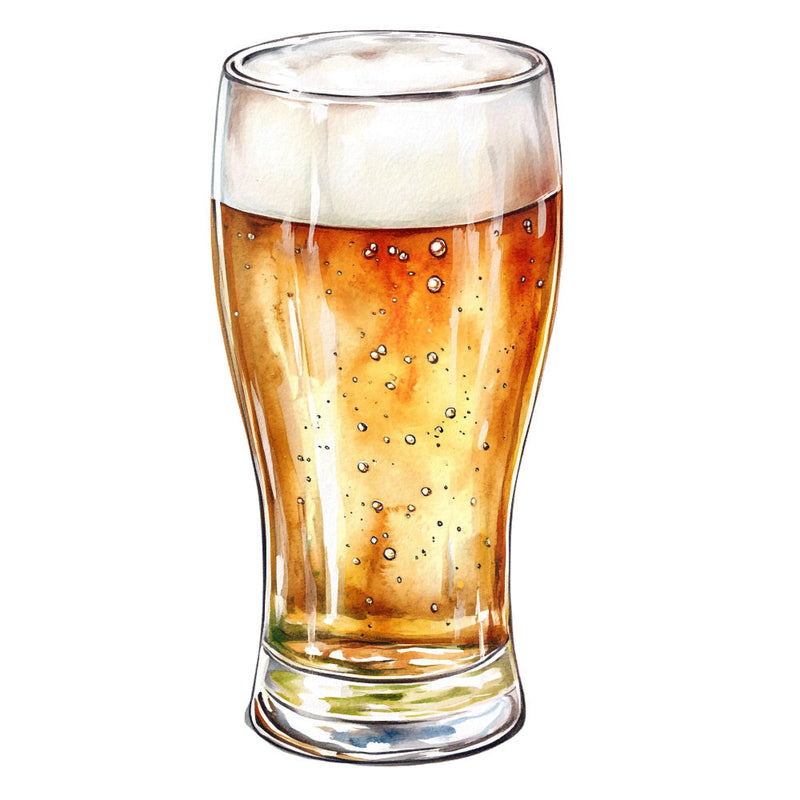 Watercolor Oktoberfest Fabric Panel 21