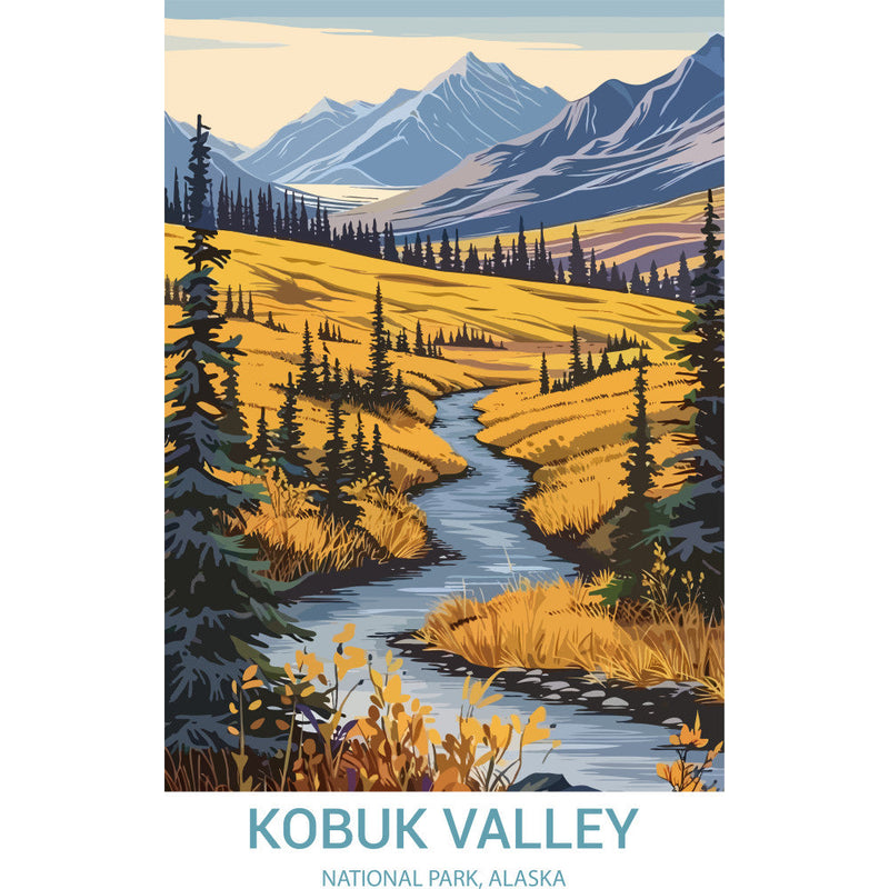 National Parks Posters Fabric Panel 37
