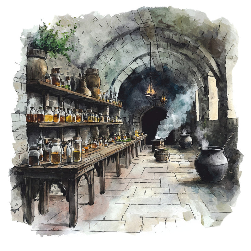 Wizard School Fabric Panel 30