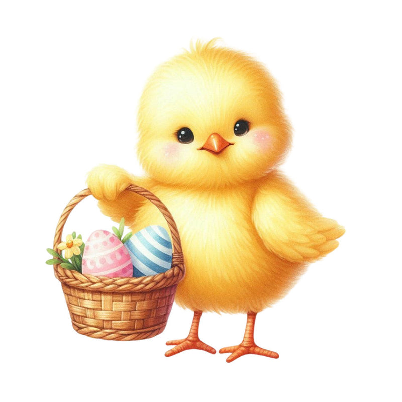 Pastel Chicks Fabric Panel 19