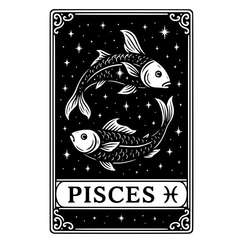 Zodiac Cards Fabric Panel 11