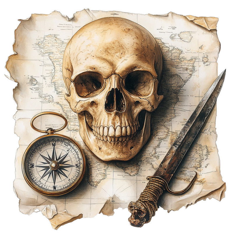 Haunted Ocean Fabric Panel 17