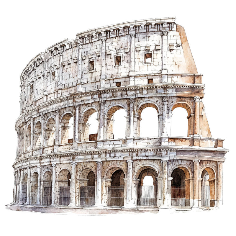 Roman Empire Fabric Panel 16