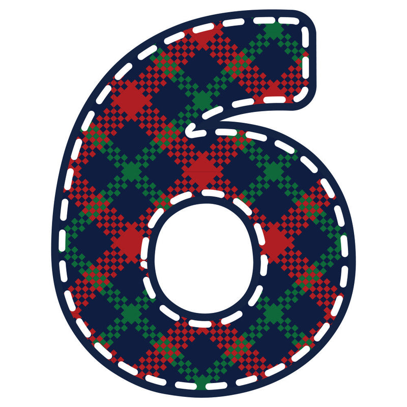 Christmas Alphabet Fabric Panel 9