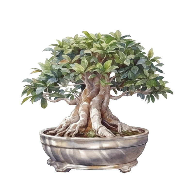 Bonsai Tree Fabric Panel 5