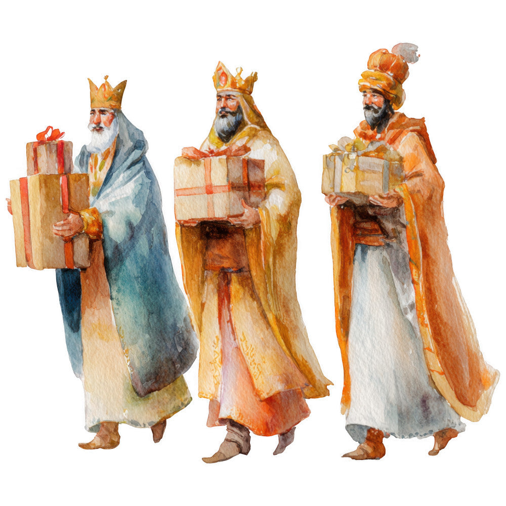 Gold Nativity Fabric Panel 15
