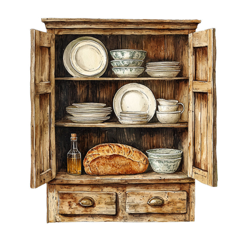 Country Kitchen Fabric Panel 5