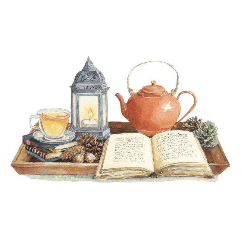 Cozy Autumn Cats Fabric Panel 60