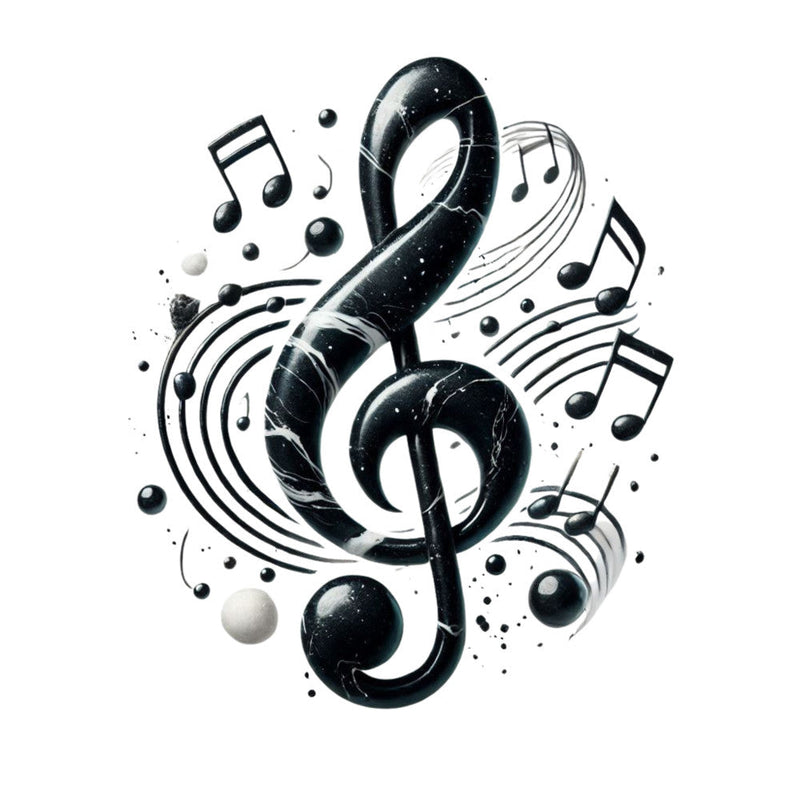 Musical Notes Fabric Panel 4