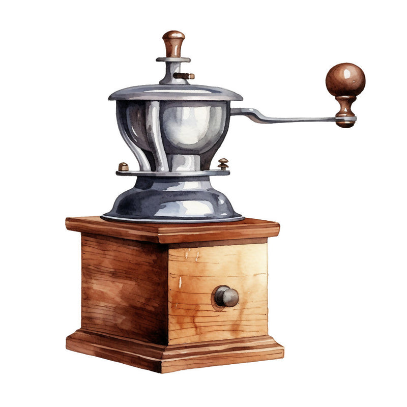 Coffee Elements Fabric Panel 38