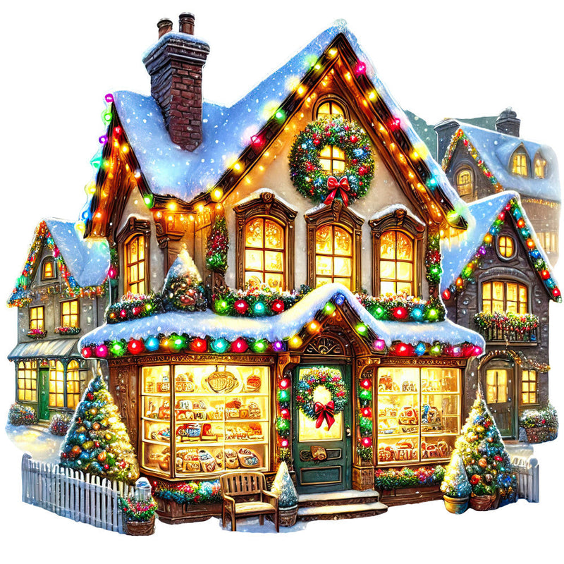 Christmas Villages Fabric Panel 71