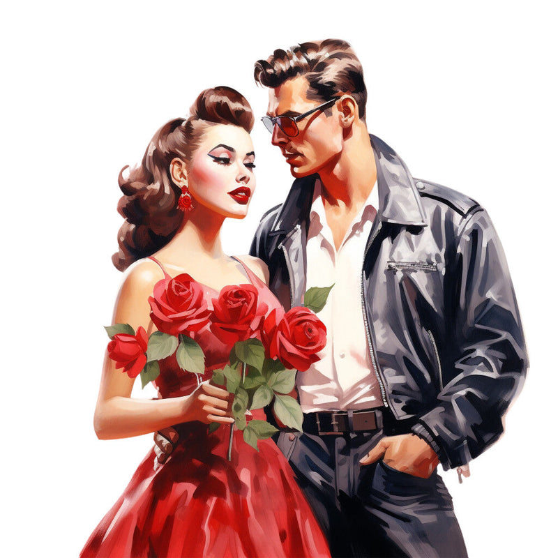 Red Rock and Roll Fabric Panel 30