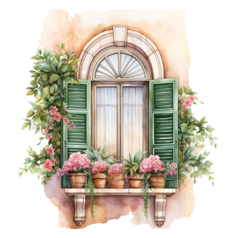 Welcome to Italy Fabric Panel 36