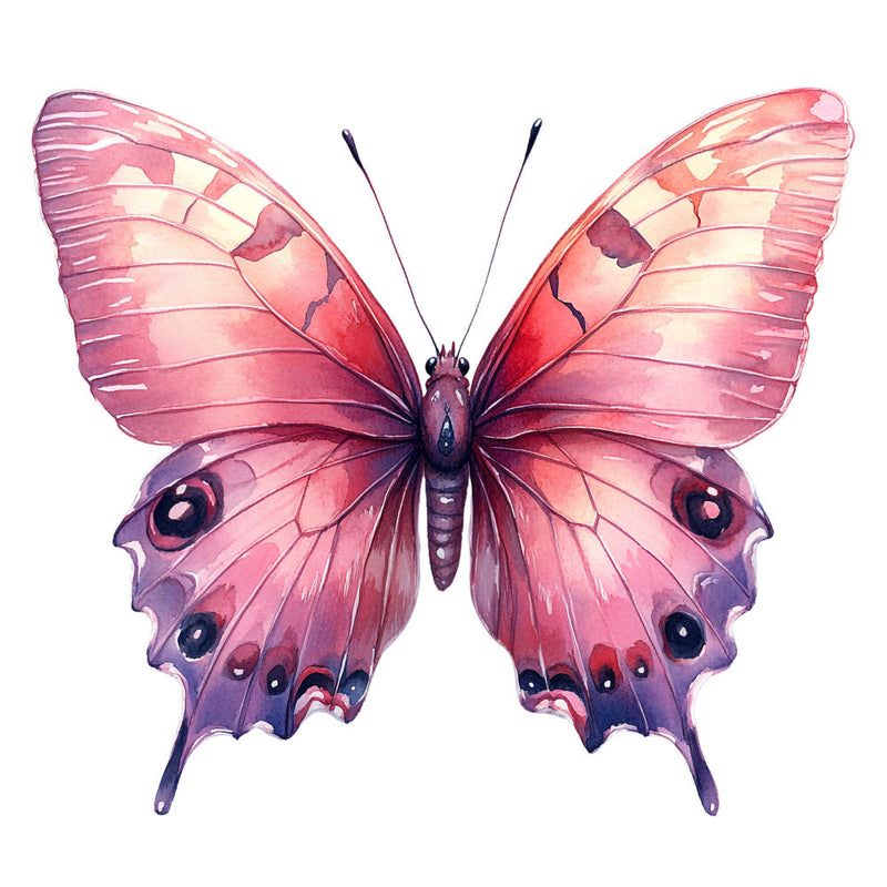 Ephemera Butterflies Fabric Panel 38