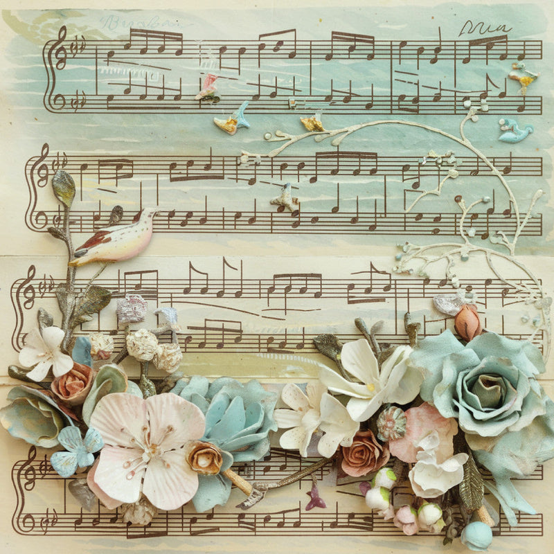 Music Sheet Fabric Panel 7