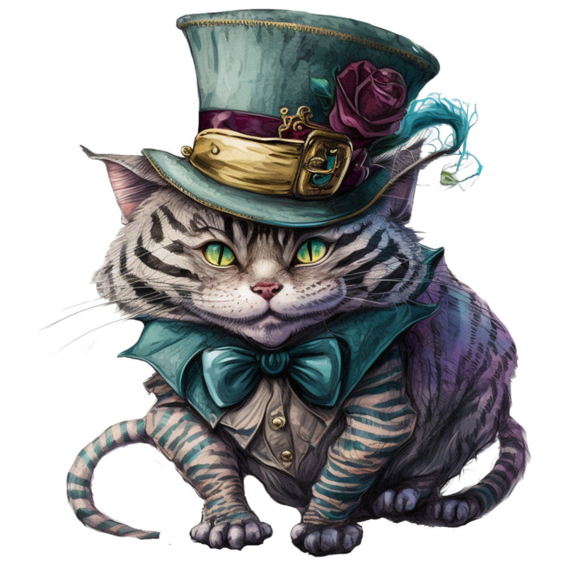 Classic Alice in Wonderland Fabric Panel 18