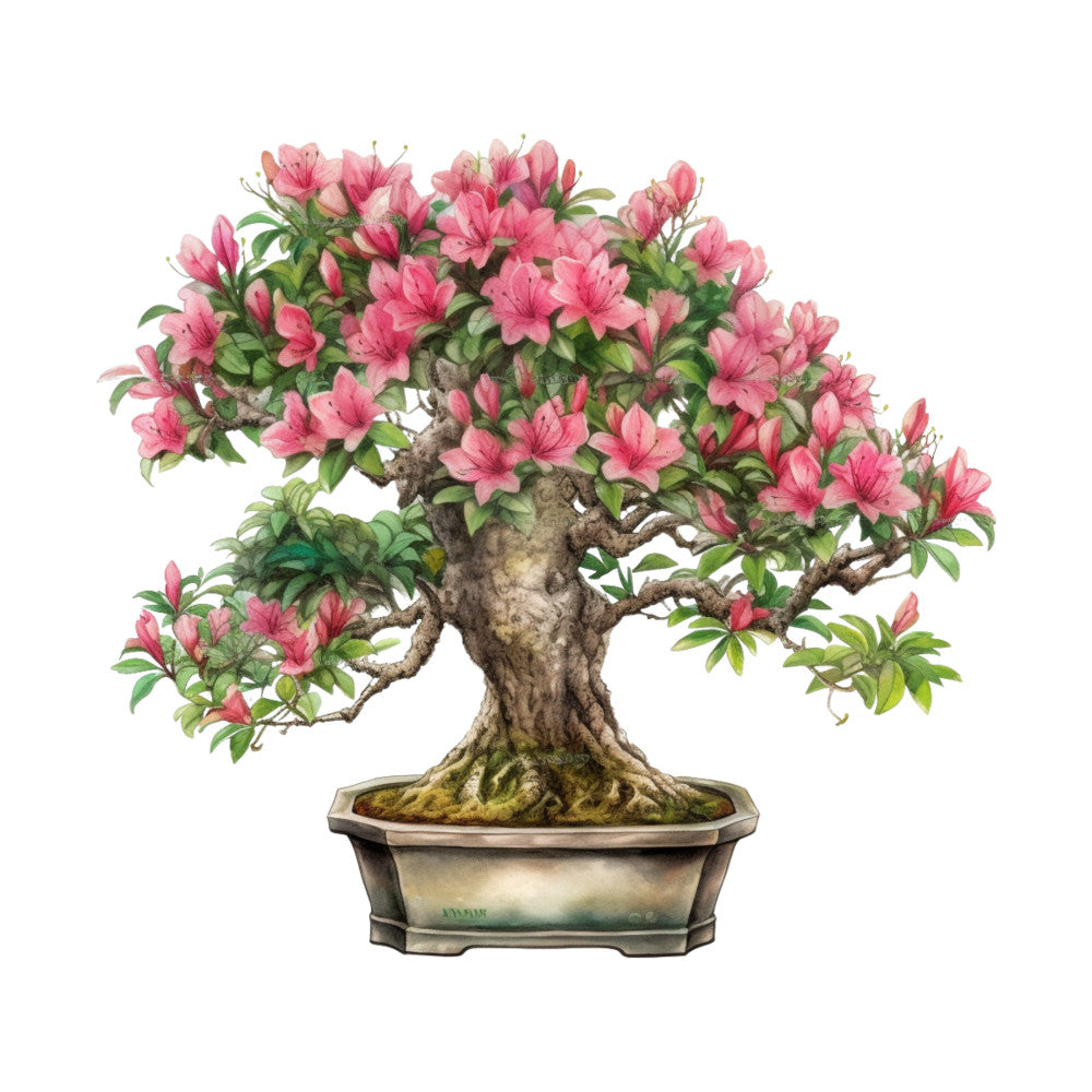 Bonsai Tree Fabric Panel 17