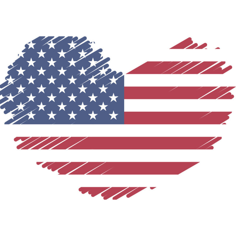 American Flag Icons Fabric Panel 43