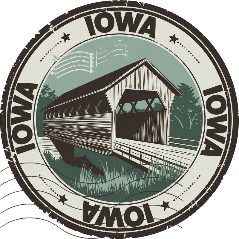 State Stamp Fabric Panel 23