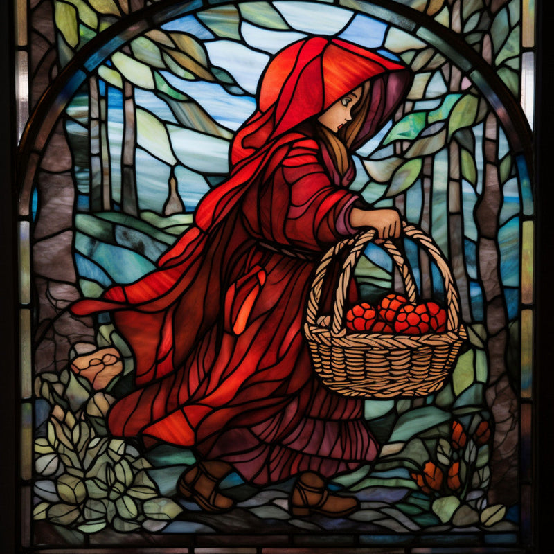 Little Red Riding Hood Fabric Panel 13