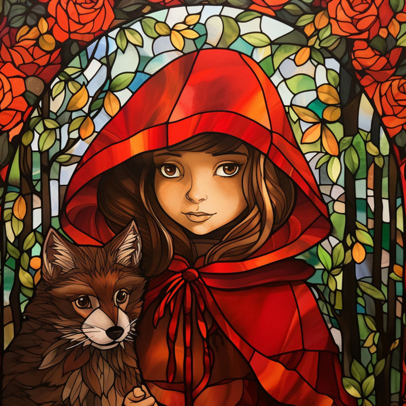 Little Red Riding Hood Fabric Panel 10