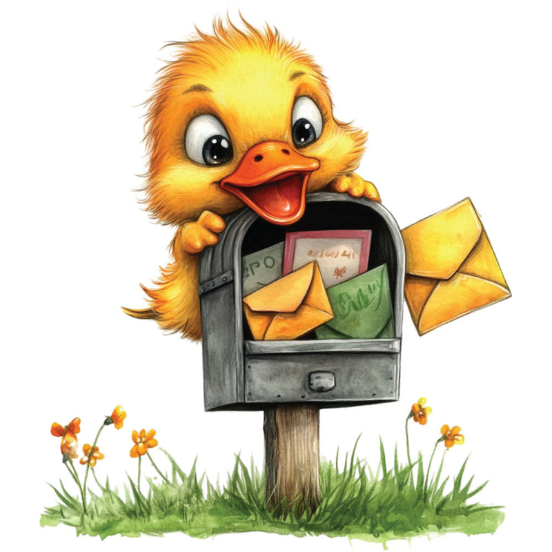 Whimsical Duck Fabric Panel 8