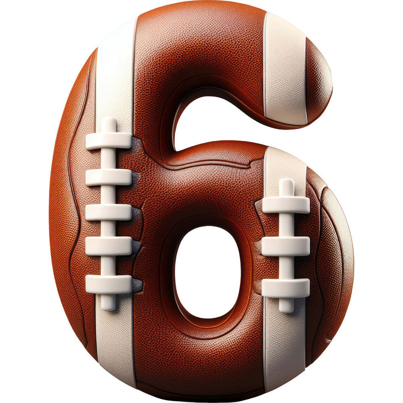 Football Alphabet Fabric Panel 9