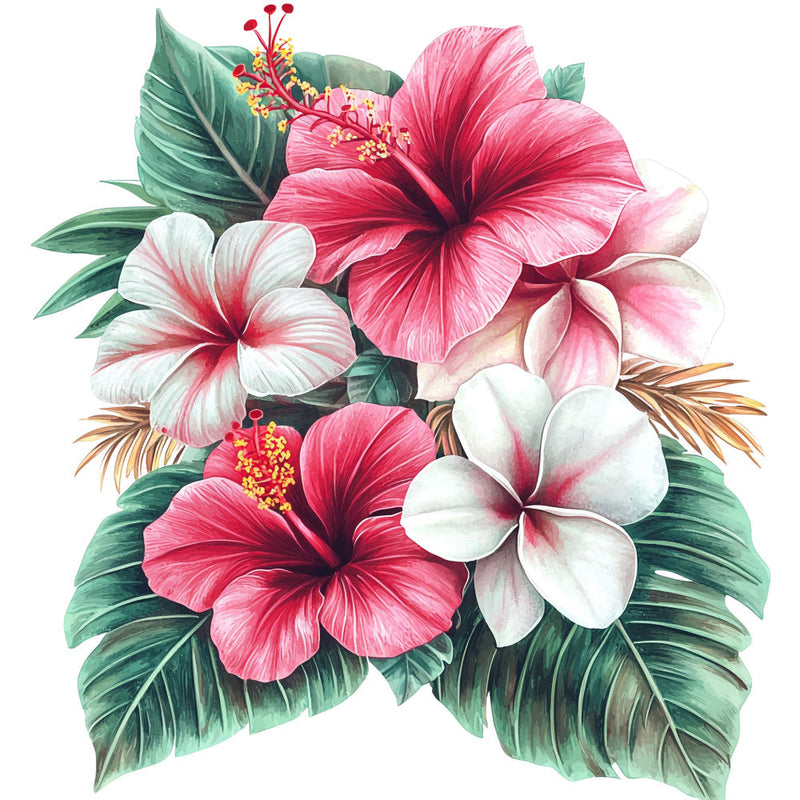 Hawaiian Paradise Fabric Panel 34