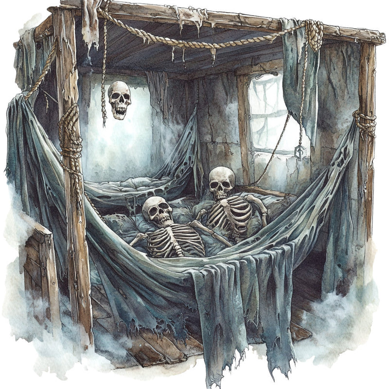 Haunted Ocean Fabric Panel 5