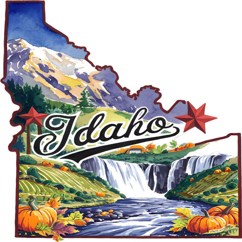 Classic US States Fabric Panel 44