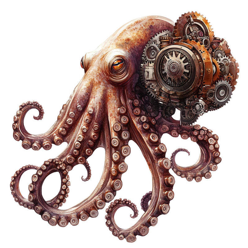 Steampunk Nautical Fabric Panel 9