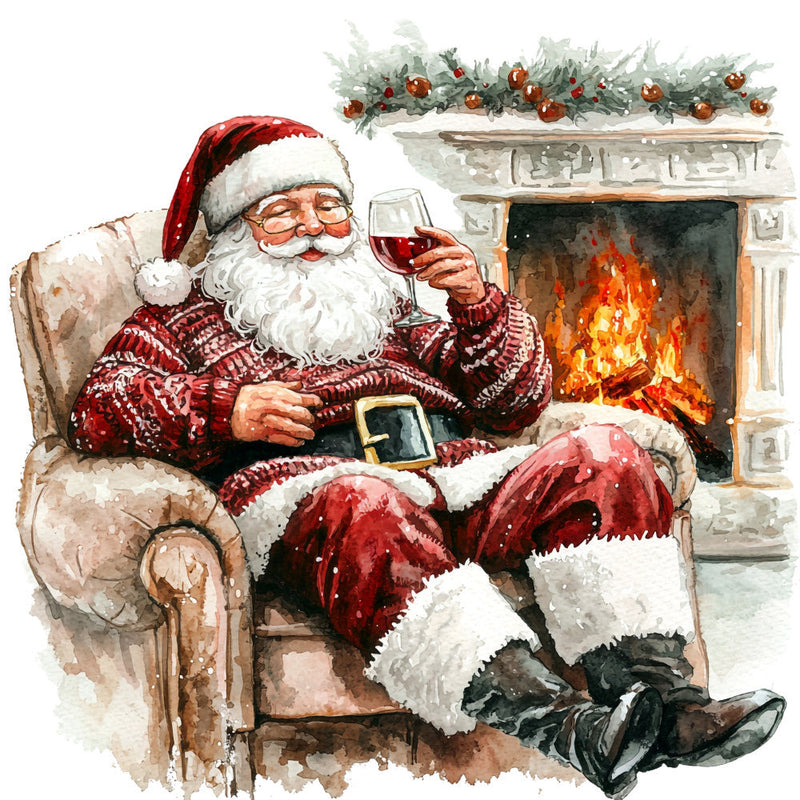 Santas Day Off Fabric Panel 24