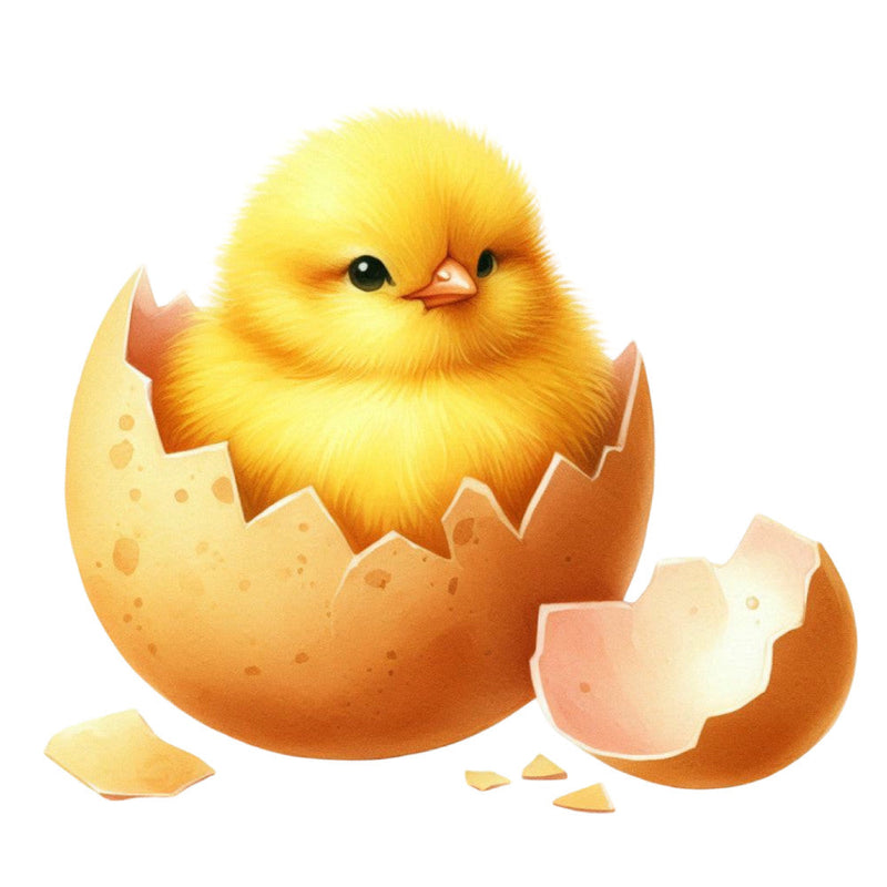 Pastel Chicks Fabric Panel 18