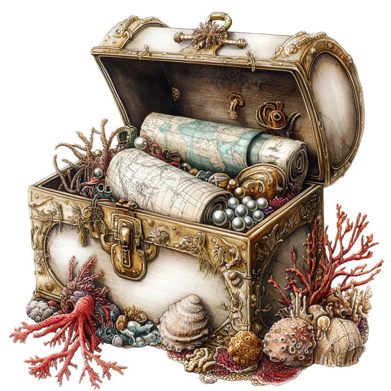 Steampunk Nautical Fabric Panel 14