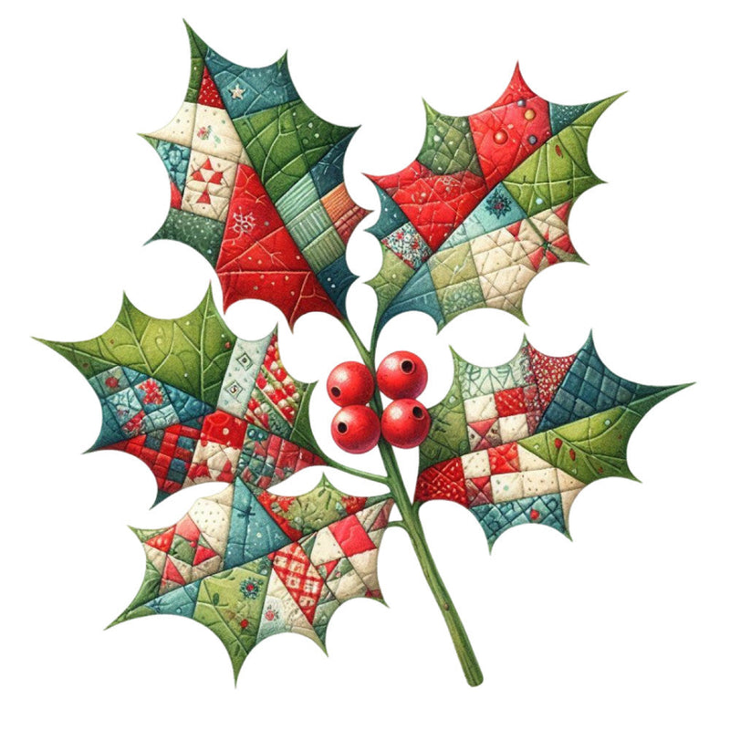 Patchwork Christmas Fabric Panel 1