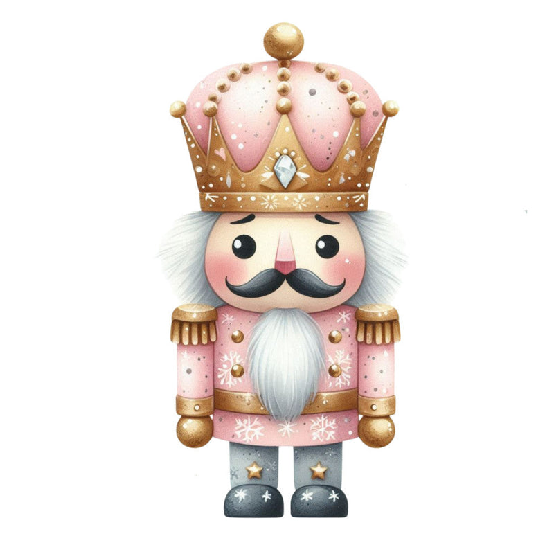 Christmas Nutcracker Scene Fabric Panel 12