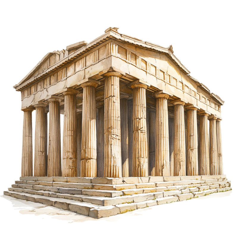 Ancient Greece Fabric Panel 30