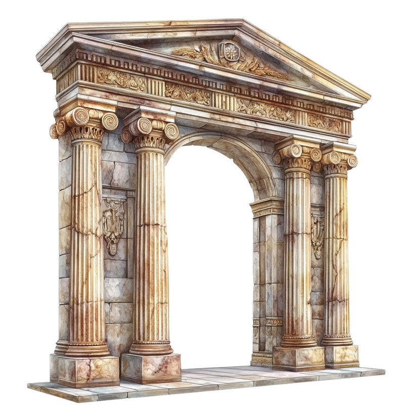 Ancient Greece Fabric Panel 39