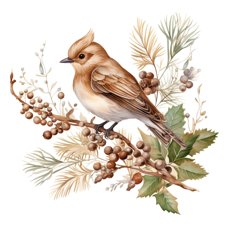 Antique Christmas Fabric Panel 1