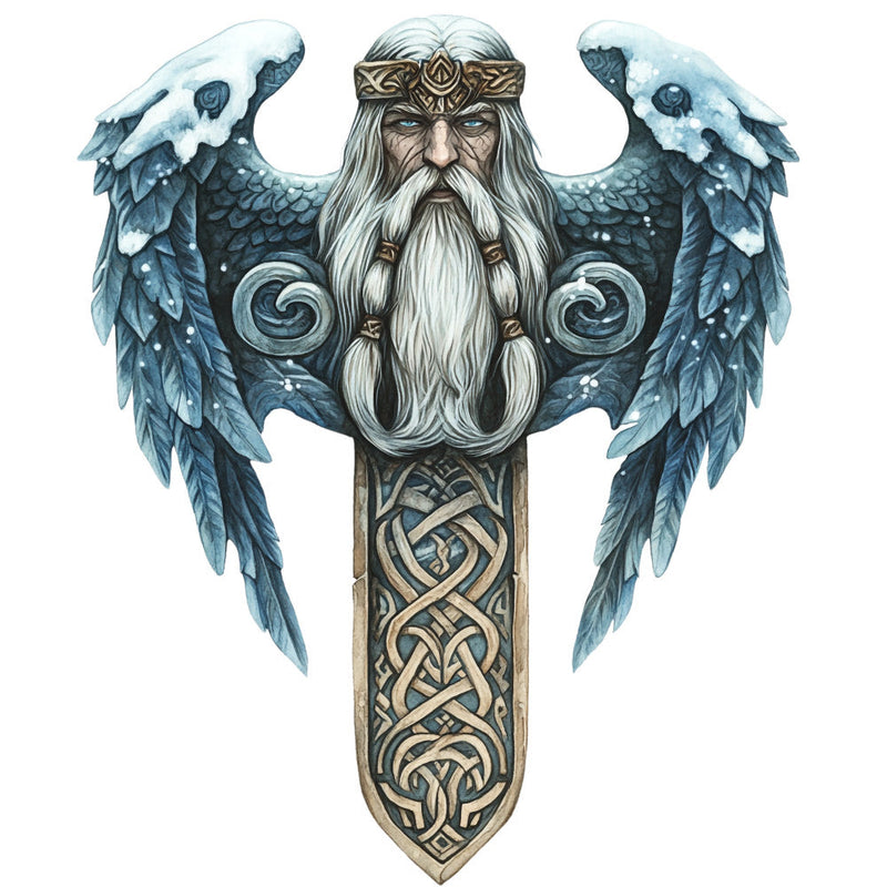 Nordic Totems Fabric Panel 7