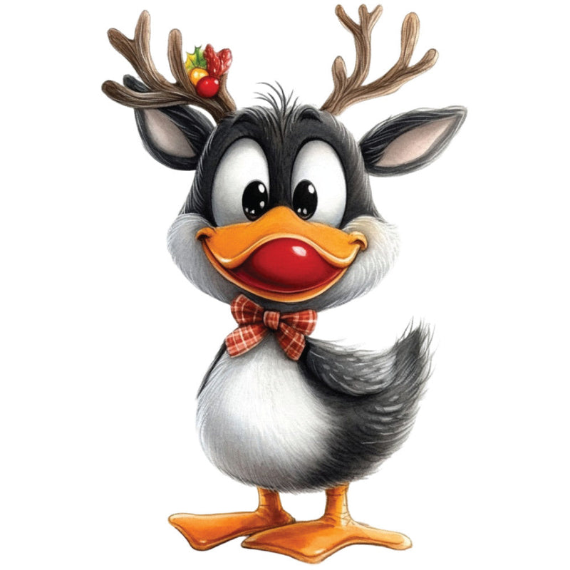 Whimsical Duck Fabric Panel 25