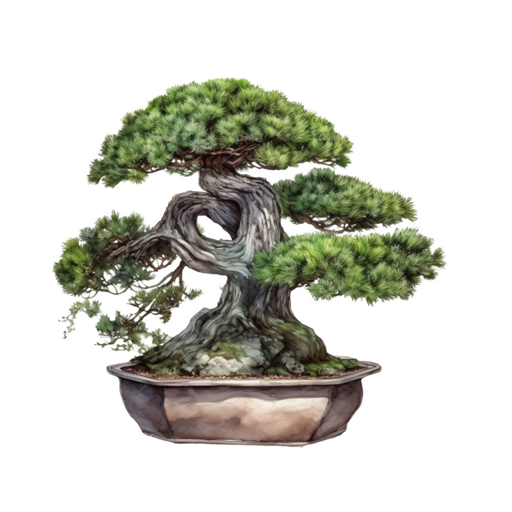Bonsai Tree Fabric Panel 15