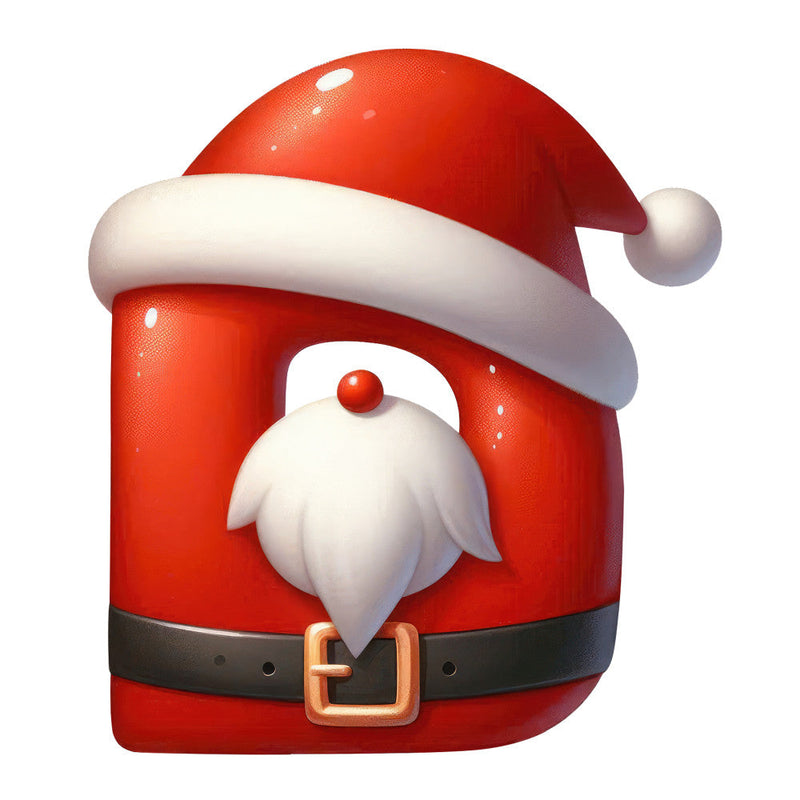 Santa Claus Alphabet Fabric Panel 21