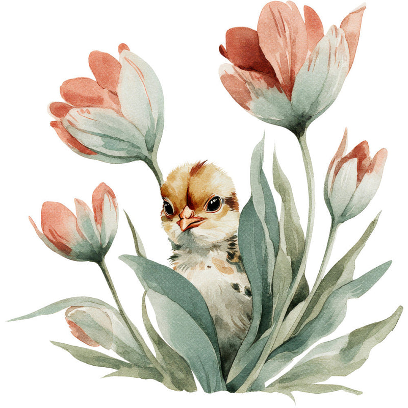 Farmhouse Chicken Decor Fabric Panel 27