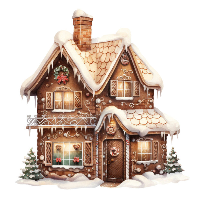 Antique Christmas Fabric Panel 13