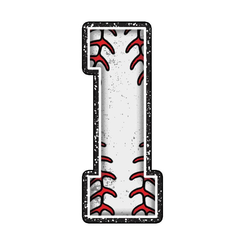 Baseball Alphabet Fabric Panel 2