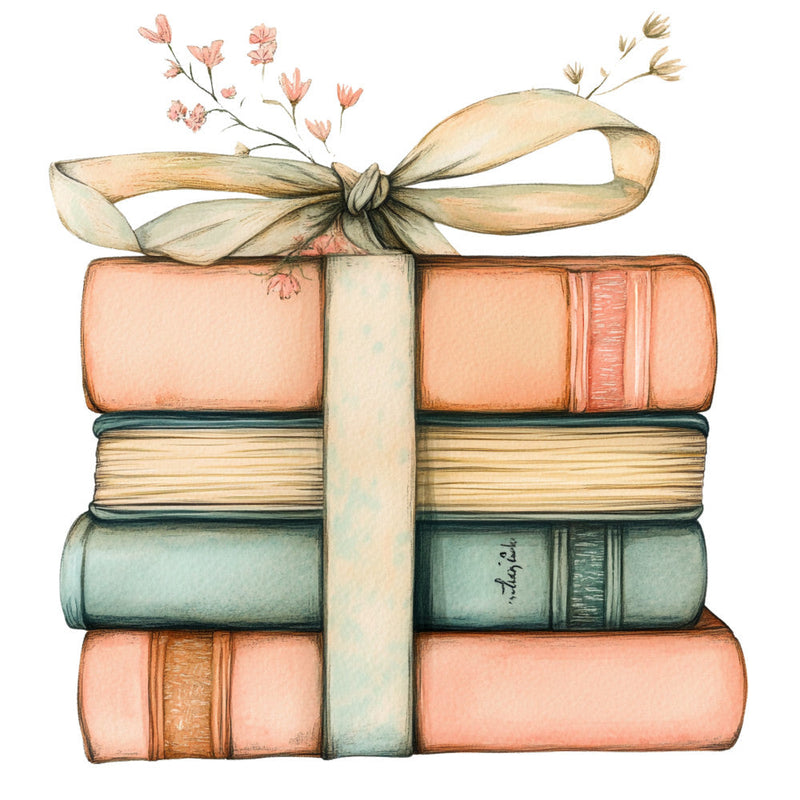 Shabby Chic Books Fabric Panel 23