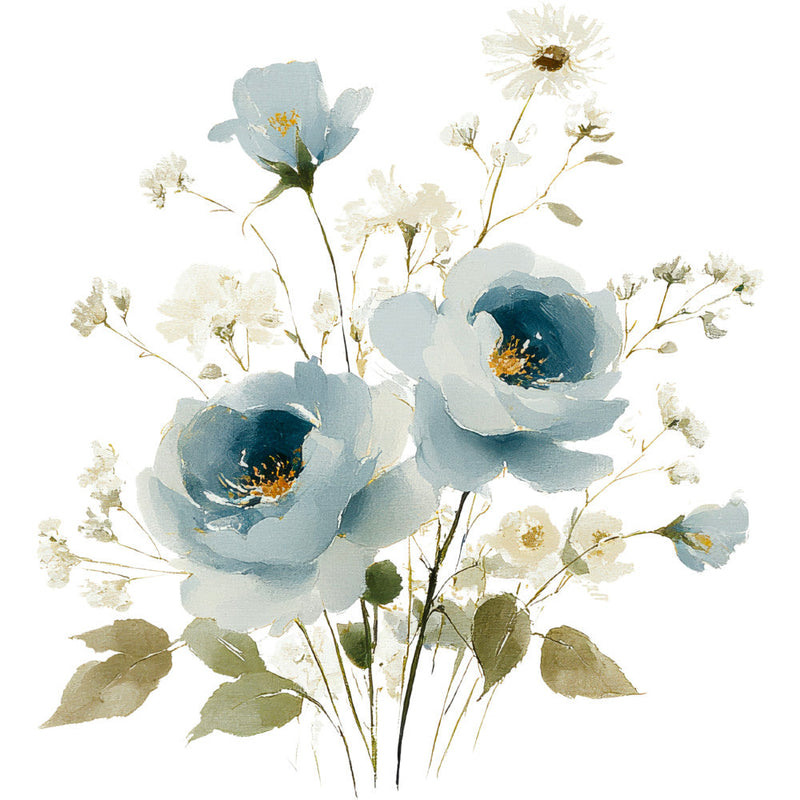 Watercolor Horses Fabric Panel 57